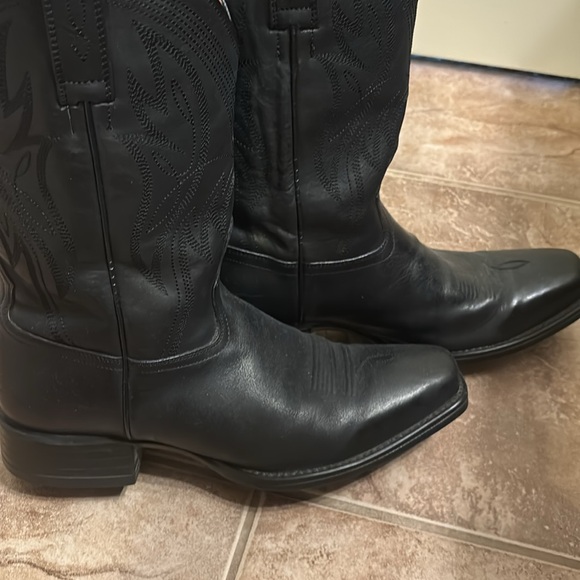 Cody James Cowboy Boots Leather Snip Toe sz 10d - Picture 4 of 8